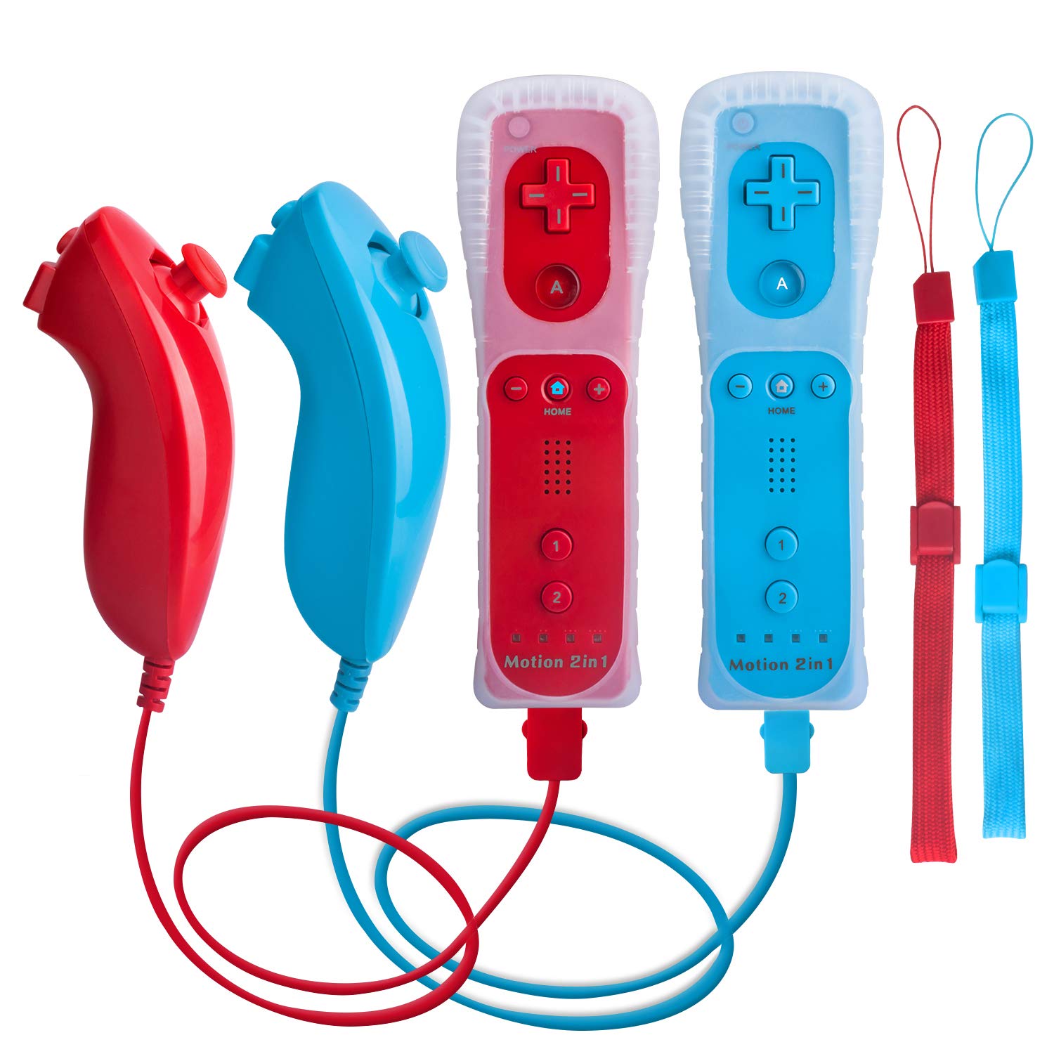 Detalle de TechKen Motion Plus 2-Pack Wii Controllers