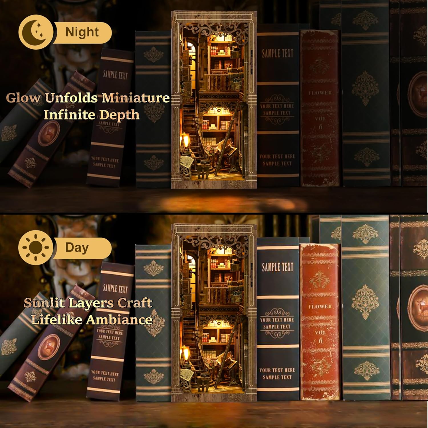 Thumbnail 3 de CRIOLPO Book Nook Kit Buchstütze