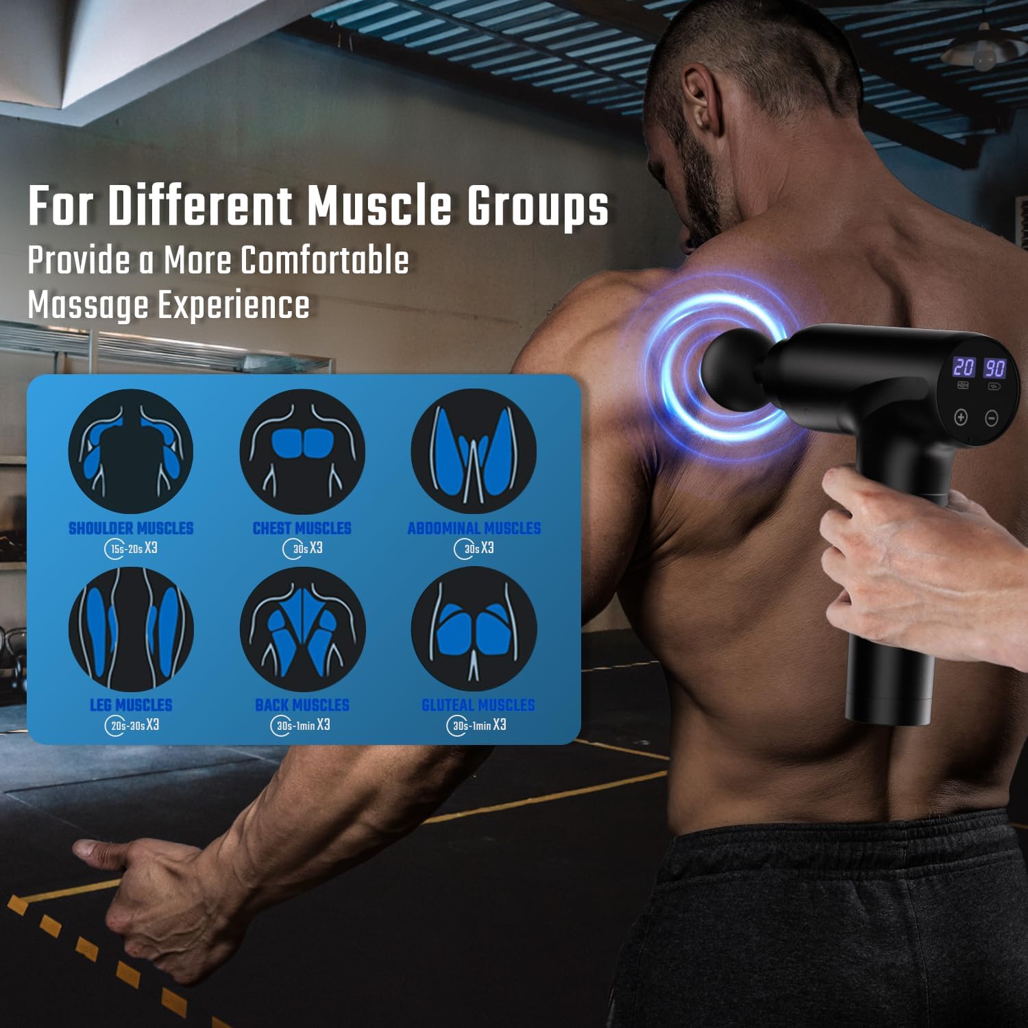 Thumbnail 6 de Massage Gun Deep Tissue 20-speed cordless massager ๐