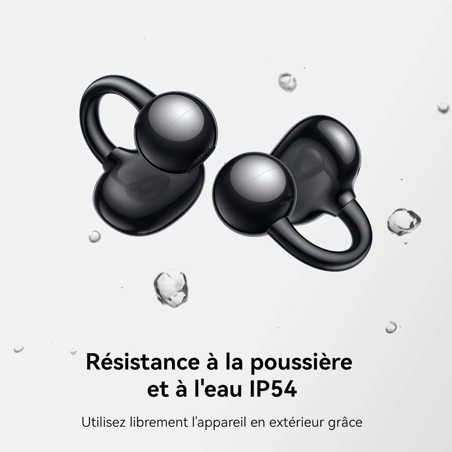 Thumbnail 6 de HUAWEI FreeClip : écouteurs Bluetooth ouverts, autonomie jusqu’à 8 h, IP54 et double connexion