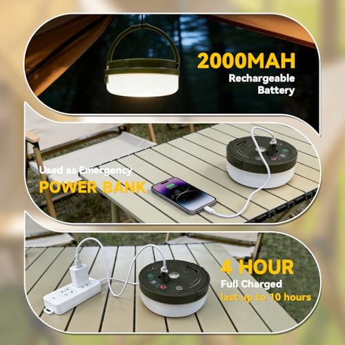Thumbnail 4 de Nacvo Camping String Lights 10M/100LED with USB Rechargeable Fairy Lights