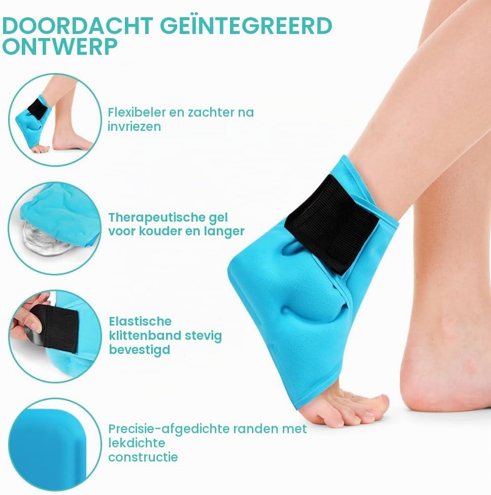 Detalle de AOOWU 4385327 herbruikbare enkel-ijszak met volledige bedekking