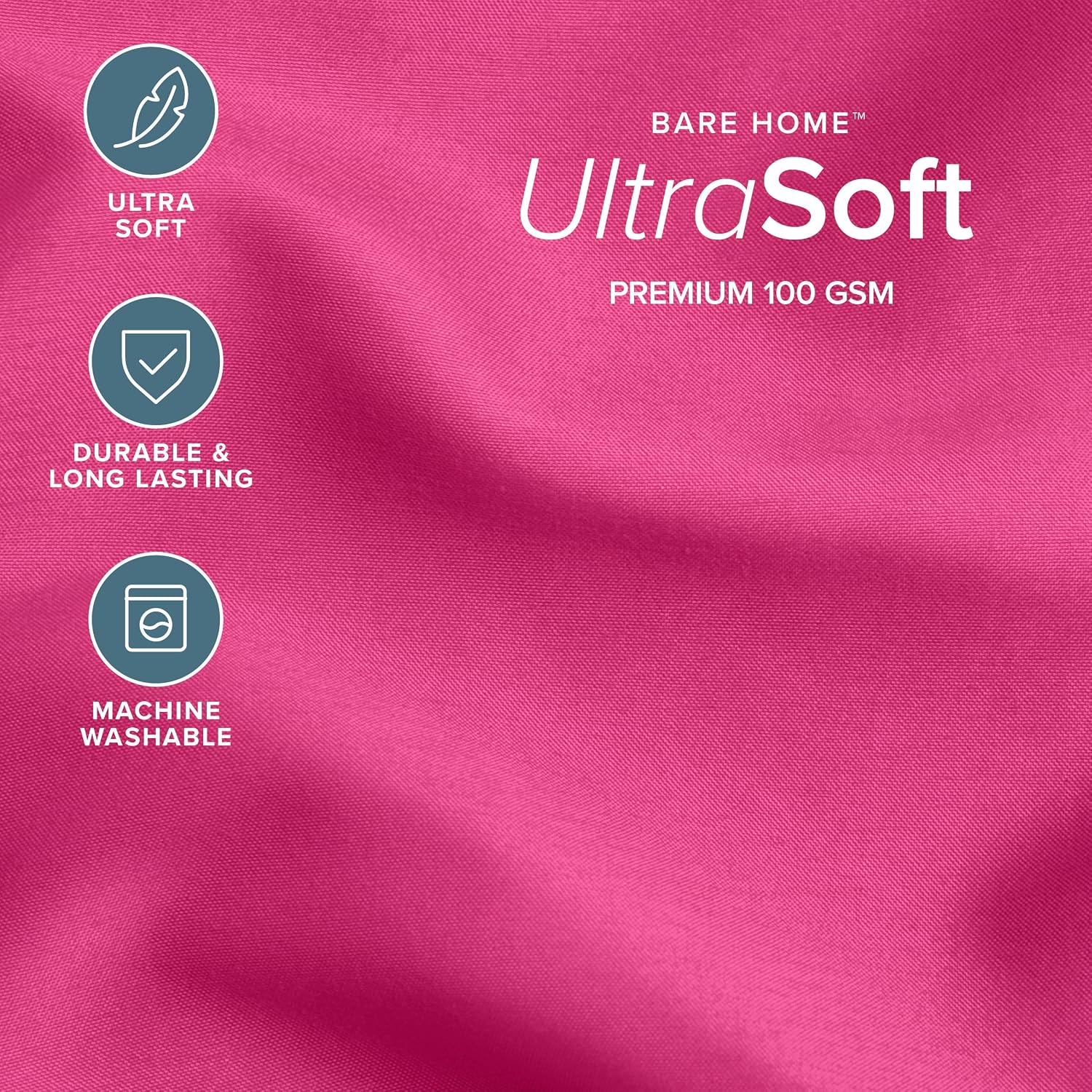 Thumbnail 1 de Bare Home Kids Comforter Set - Twin/Twin XL (Pink) with Ultra-Soft Down Alternative