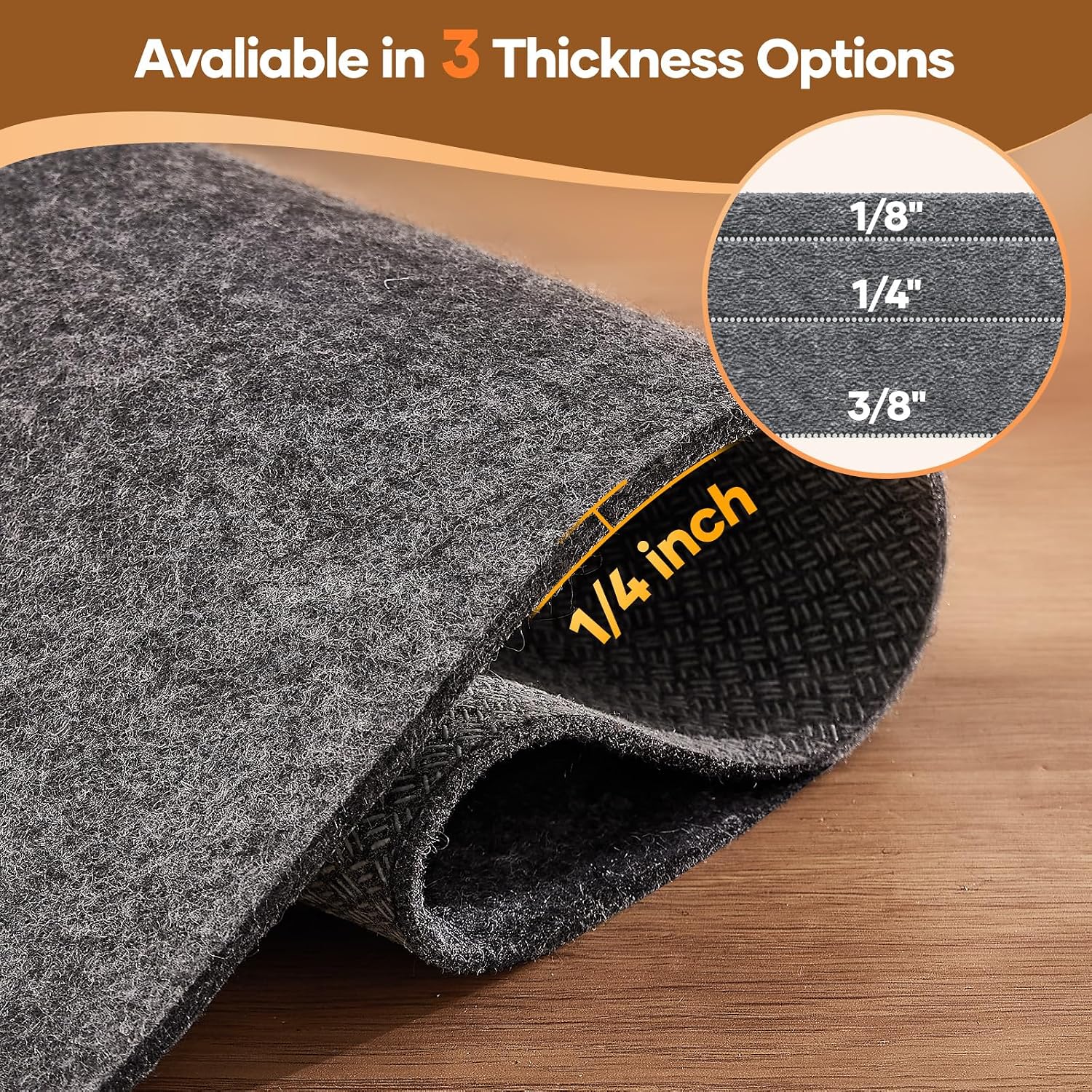 Thumbnail 3 de Veken Rug Pad 9x12 ft