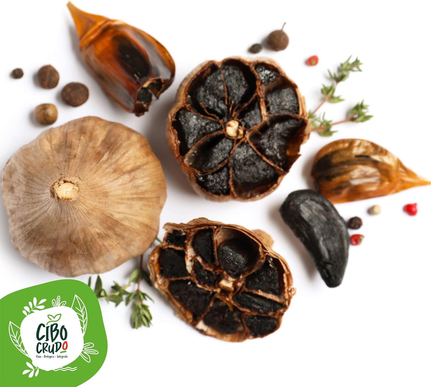 Thumbnail 6 de Aglio Nero Fermentato Biologico in Spicchi (200 g) – gusto dolce e balsamico, fermentazione naturale