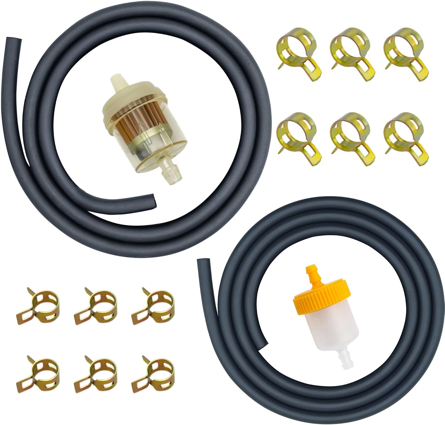 Thumbnail 6 de Strongthium 3/16" & 1/4" Gas Fuel Line Hose Set with Clamps for Small Engines and Lawn Equipment