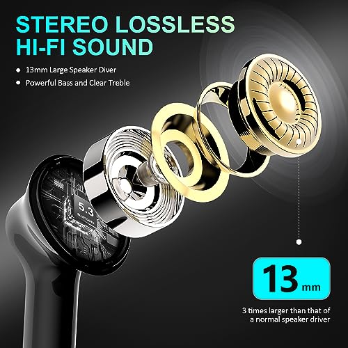 Thumbnail 1 de Cervanta Wireless Earbuds with LED Display: Hi-Fi Sound in a Lightweight, Sweat-Resistant Pack