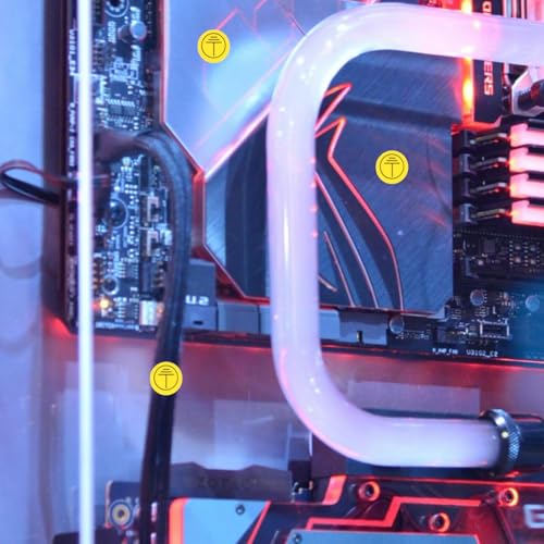 Thumbnail 2 de Gatuida Erdungsaufkleber Vinyl 800 Stück 1x1 cm – klare Erdungskennzeichnung für Elektroinstallationen