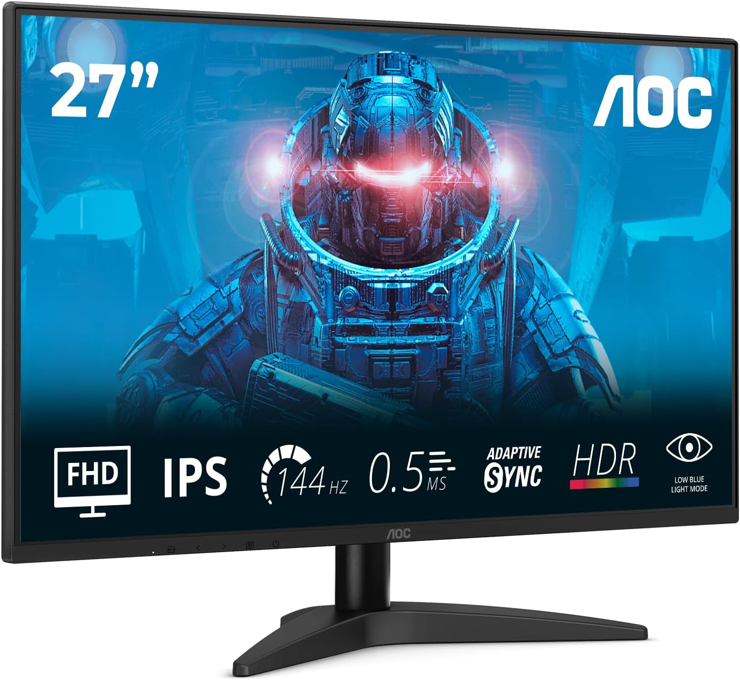 Detalle de AOC 27B36X 27 inch FHD Gaming Monitor – 144Hz, IPS, HDR10