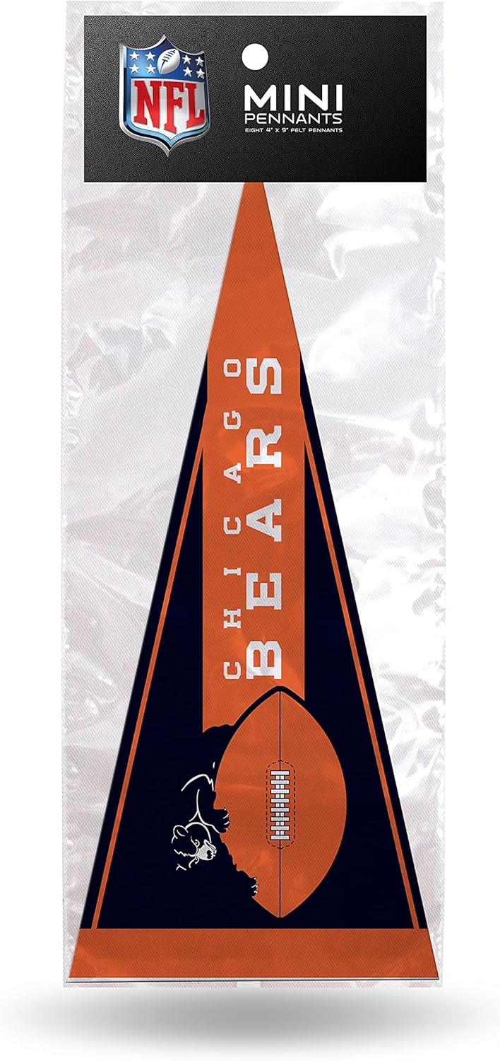 Thumbnail 6 de Rico Industries NFL Football Retro Felt Mini Pennant Team Set (8 Pieces, 4" x 9")