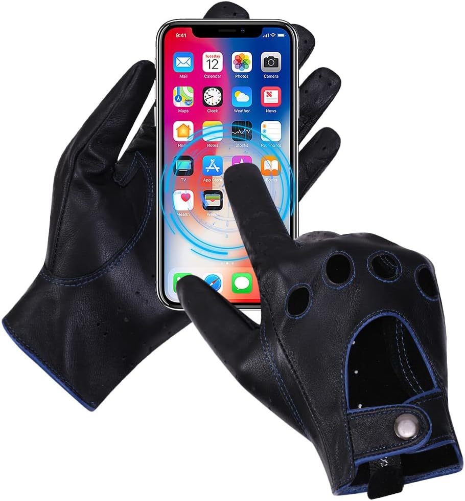 Detalle 2 de MGGMOKAY Herren Lederhandschuhe