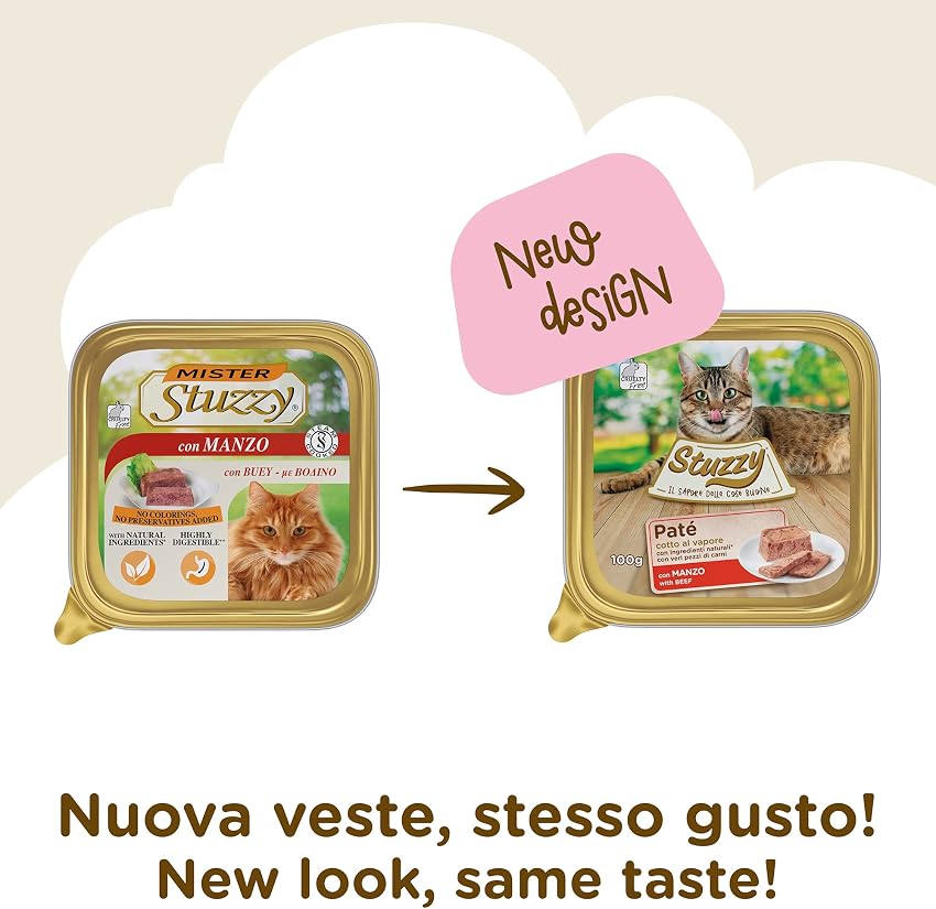 Detalle 2 de Stuzzy Mister Comida húmeda para gatos 3,2 kg 🐱
