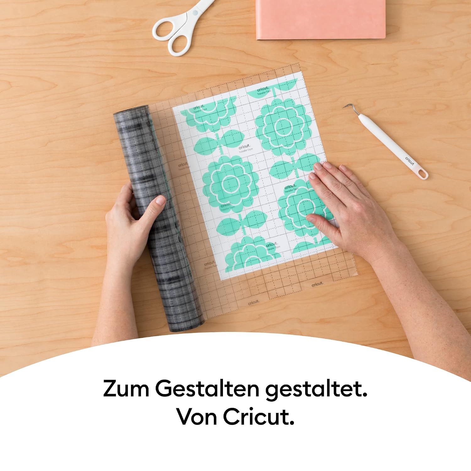 Thumbnail 3 de Cricut Unbeschichtetes Transferband 4,6 m (15 Fuß) – zuverlässiges Transferband für Vinyl-Designs