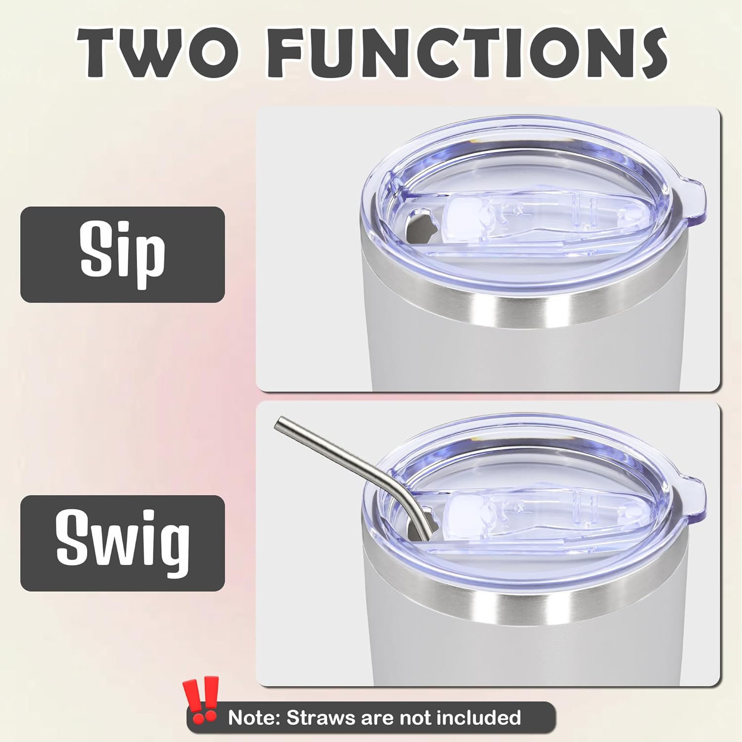 Thumbnail 6 de AUWBON 20oz Tumbler Stainless Steel Travel Mug