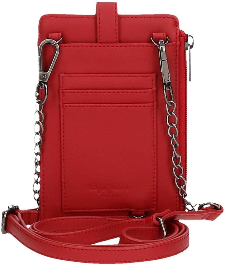 Thumbnail 1 de Pepe Jeans Oana borsa da corriere rossa con bandoliera portamóvil RFID e tasca frontale