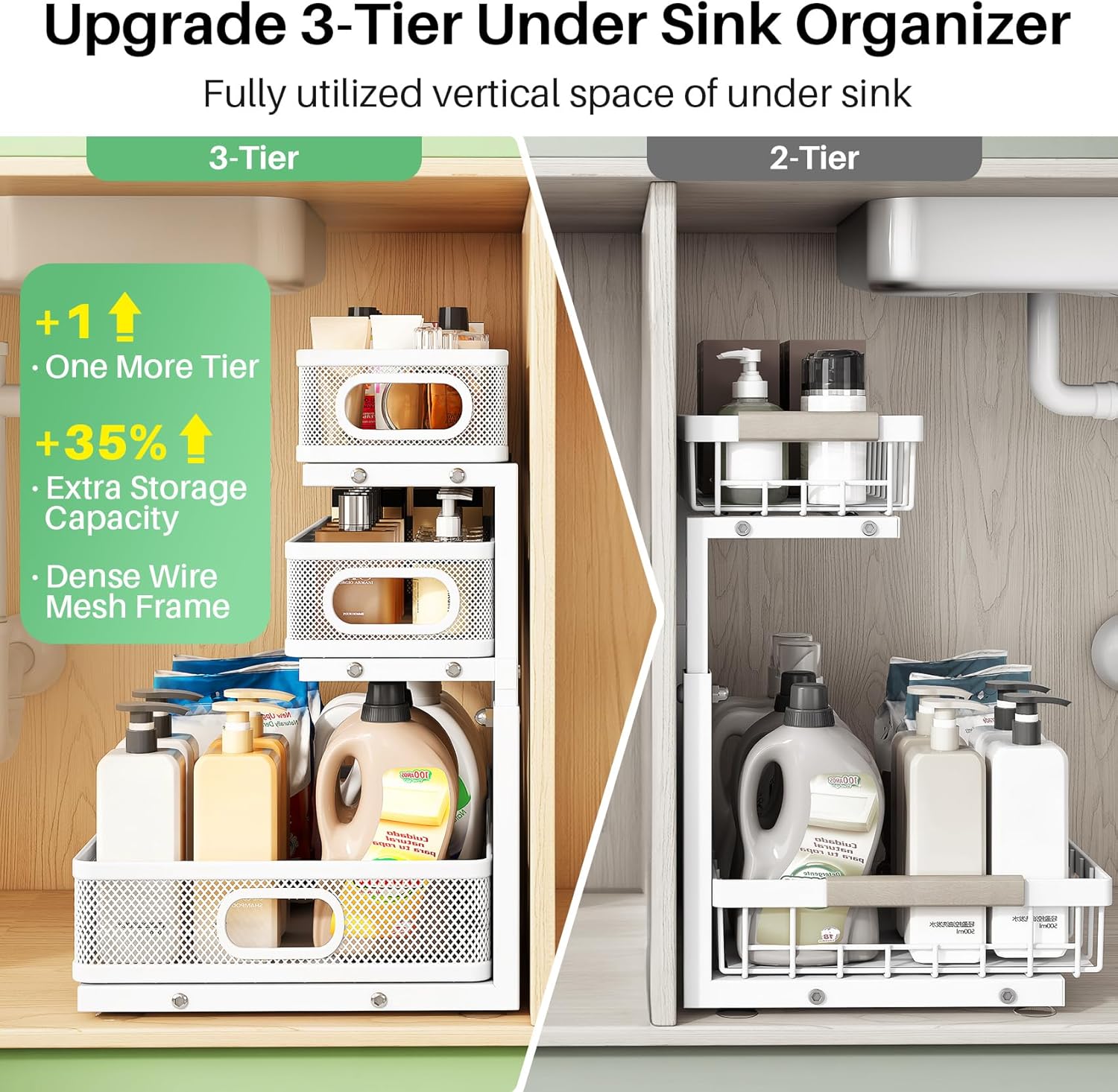Thumbnail 3 de Kitstorack Under Sink Organizer 2-Pack