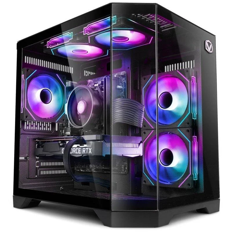 Detalle de Vibox V-502: PC Sobremesa con Ryzen 5 5500, RTX 5060 y 16 GB/1 TB SSD