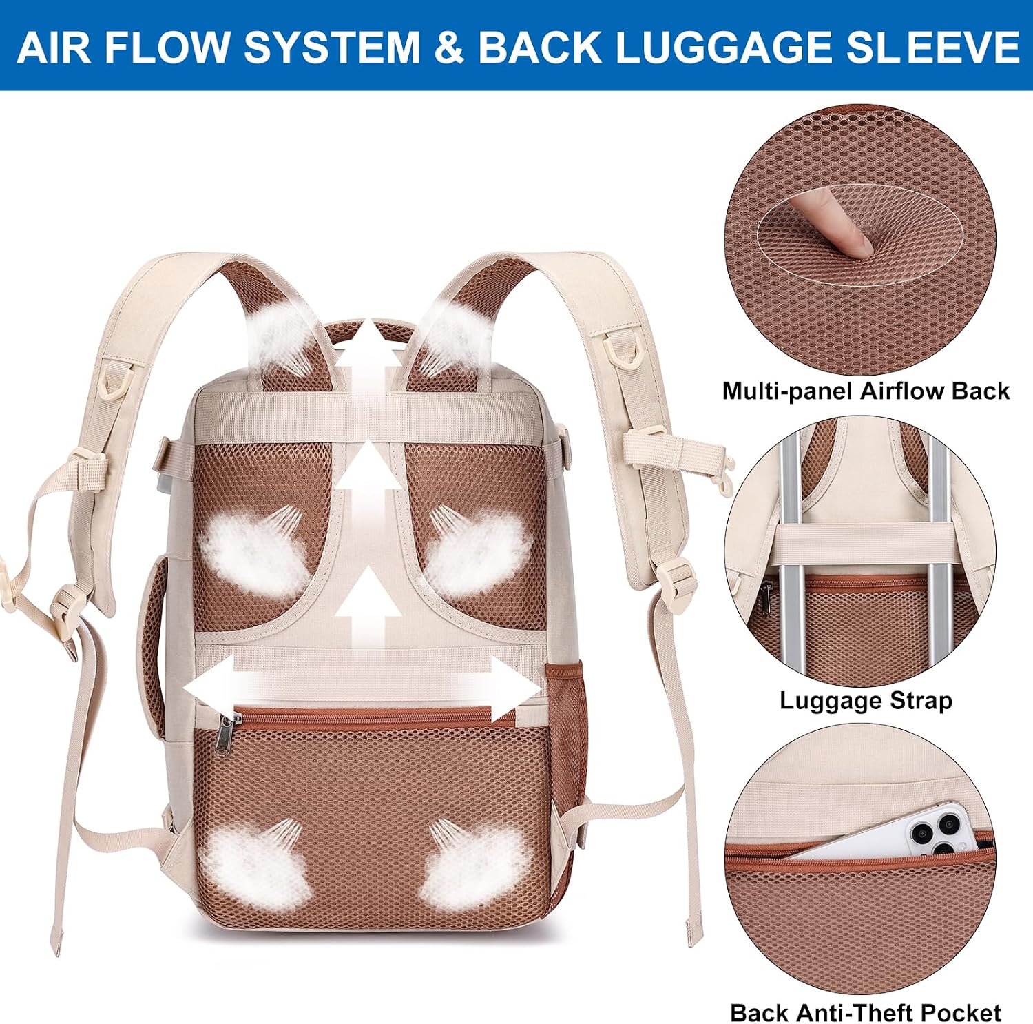 Thumbnail 5 de Ryanair 40x20x25 Cabin Backpack 20L