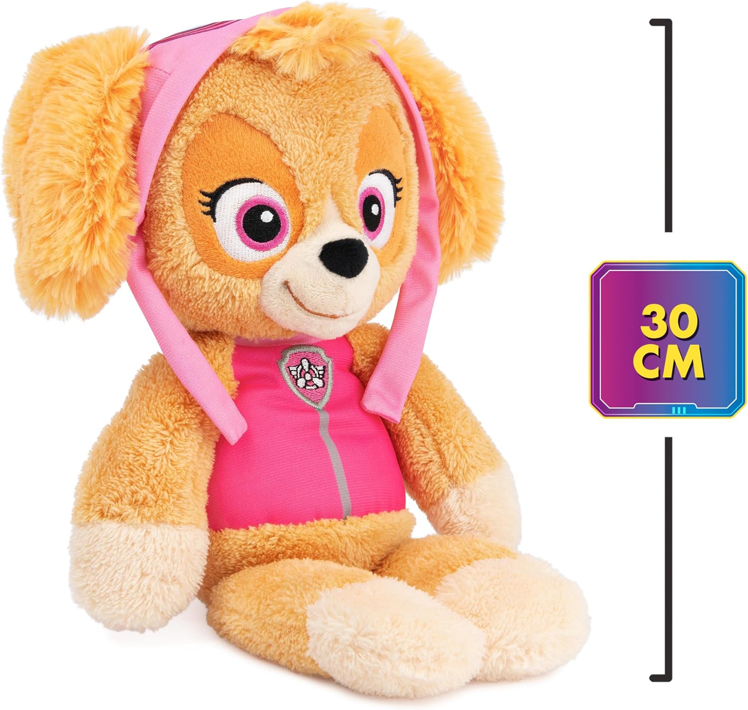 Detalle de GUND PAW Patrol Schlenkerplüsch Skye (30 cm) – weicher Kuschelhund zum Mitnehmen und Spielen