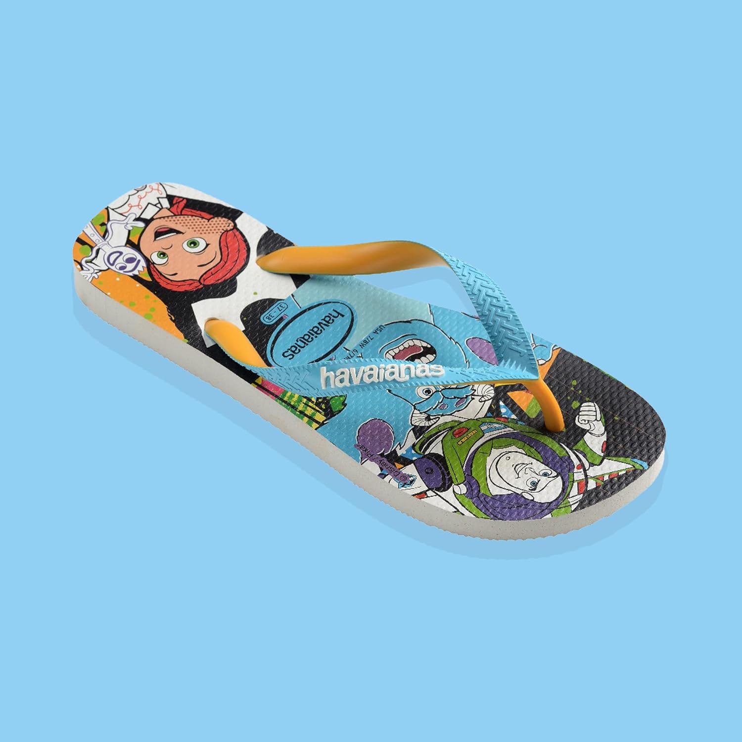 Detalle de Havaianas Infradito Disney Eleganti – Unisex Adulto, Comfort e Stile con Disegni Disney e Pixar