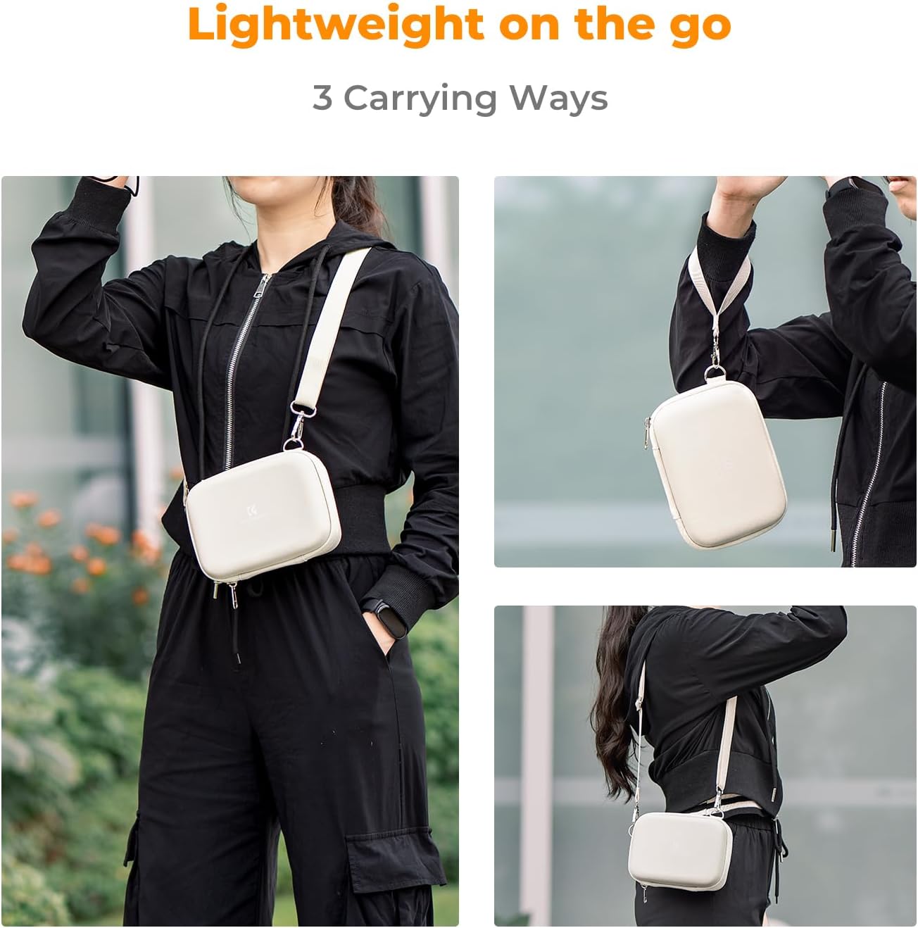 Thumbnail 6 de K&F CONCEPT Digitalkamera Tasche EVA, beige