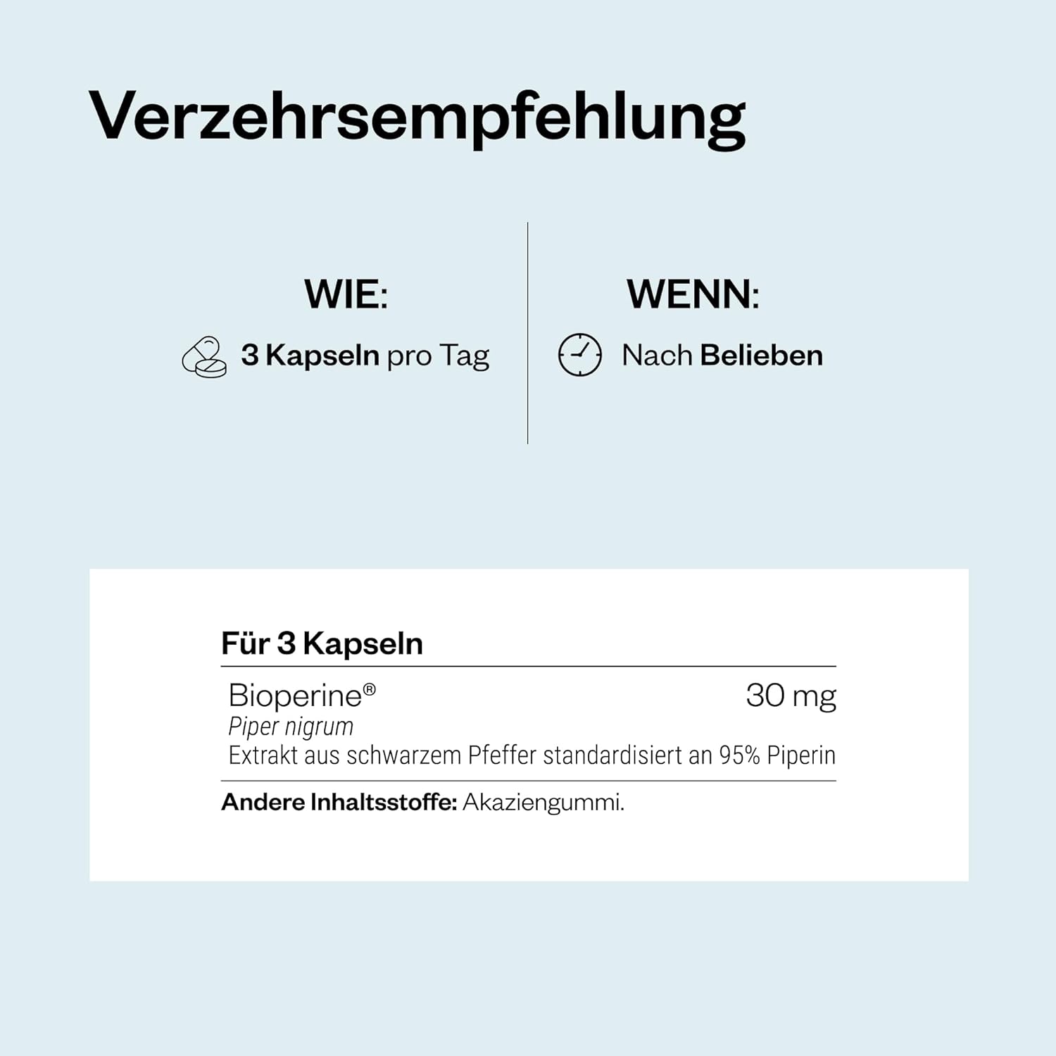 Thumbnail 5 de Bioperine Schwarzer Pfeffer Extrakt (Piper nigrum) standardisiert auf 95 % Piperin – vegan