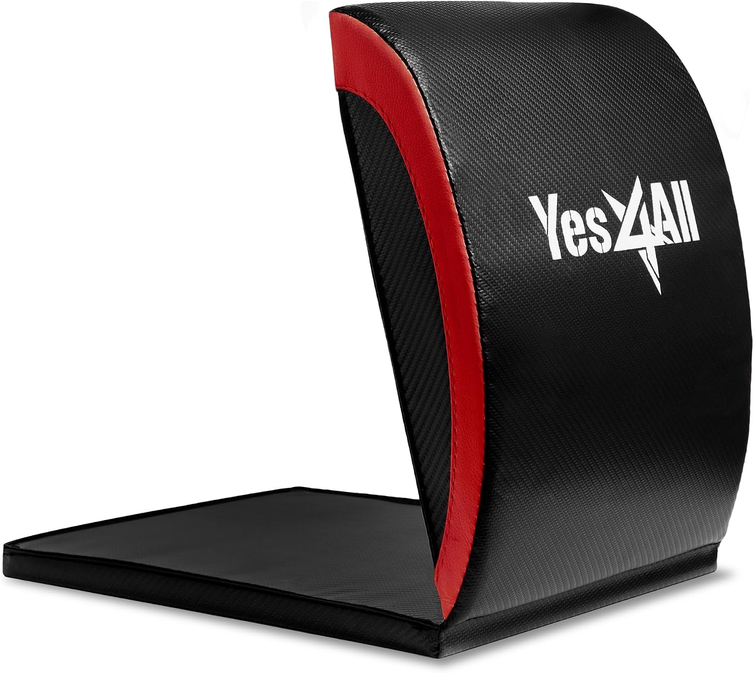 Detalle de Yes4All tappetino addominale per il fitness: trainer mat per addominali e core, supporto a 30° e superficie antiscivolo