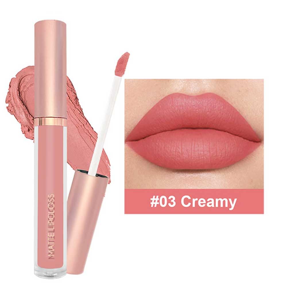 Thumbnail 4 de 3PCS Soft Romantic Nude Liquid Lipstick Set, Matte Nude, Rose & Creamy Shades