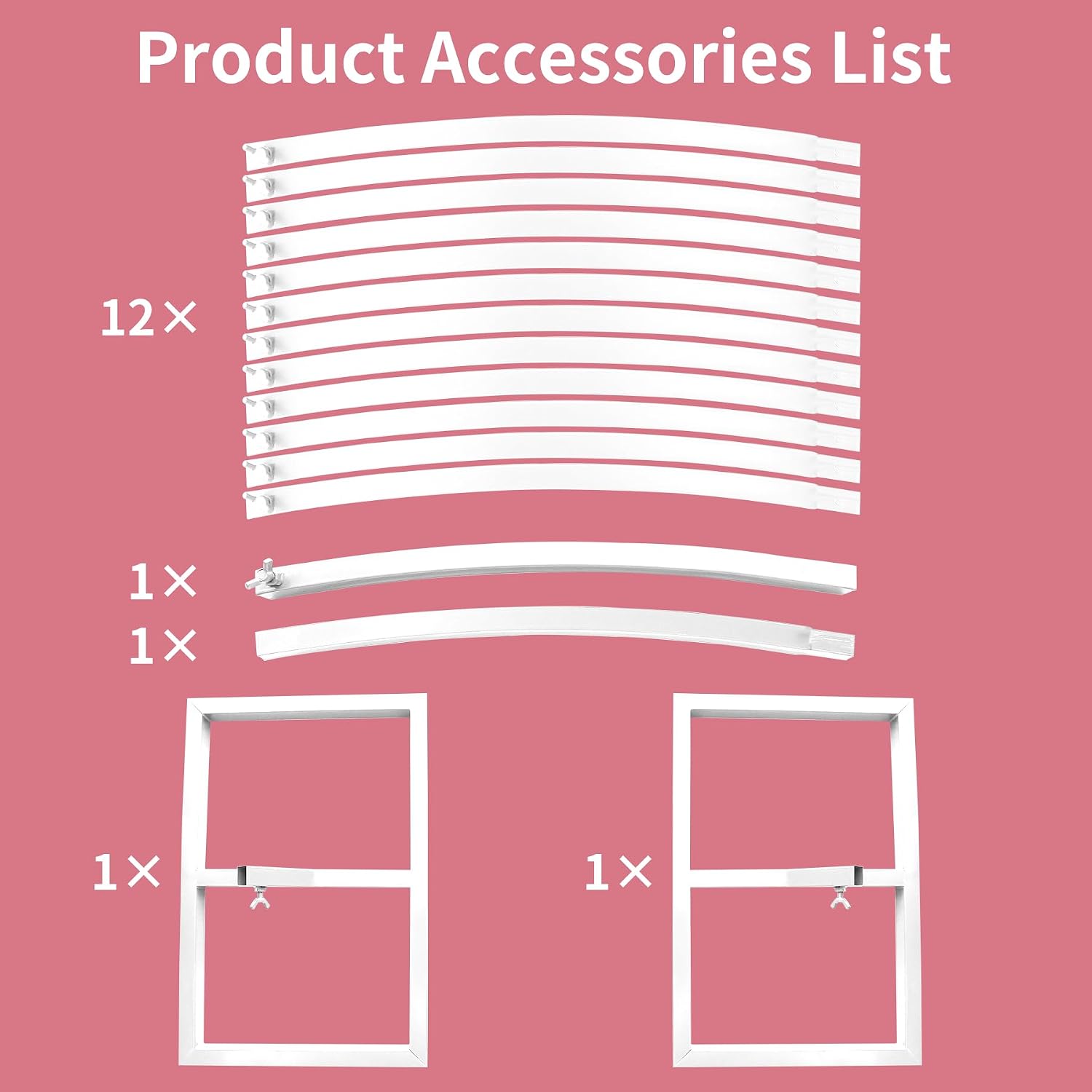 Thumbnail 4 de Fiita 6.2 ft White Round Backdrop Stand