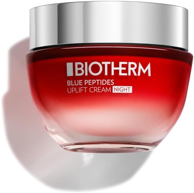 Detalle de Biotherm Blue Peptides Uplift Crème de Nuit Anti-Âge, Nourrit & Raffermit – 50 ml