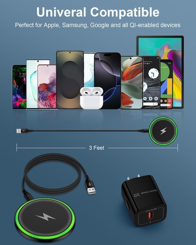 Thumbnail 6 de AILKIN S26 wireless charger 15W