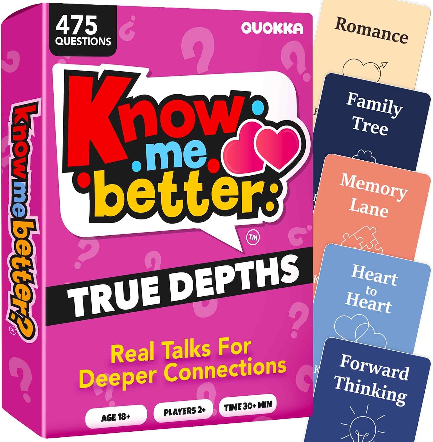 Detalle de Couples conversation card game with 500 questions