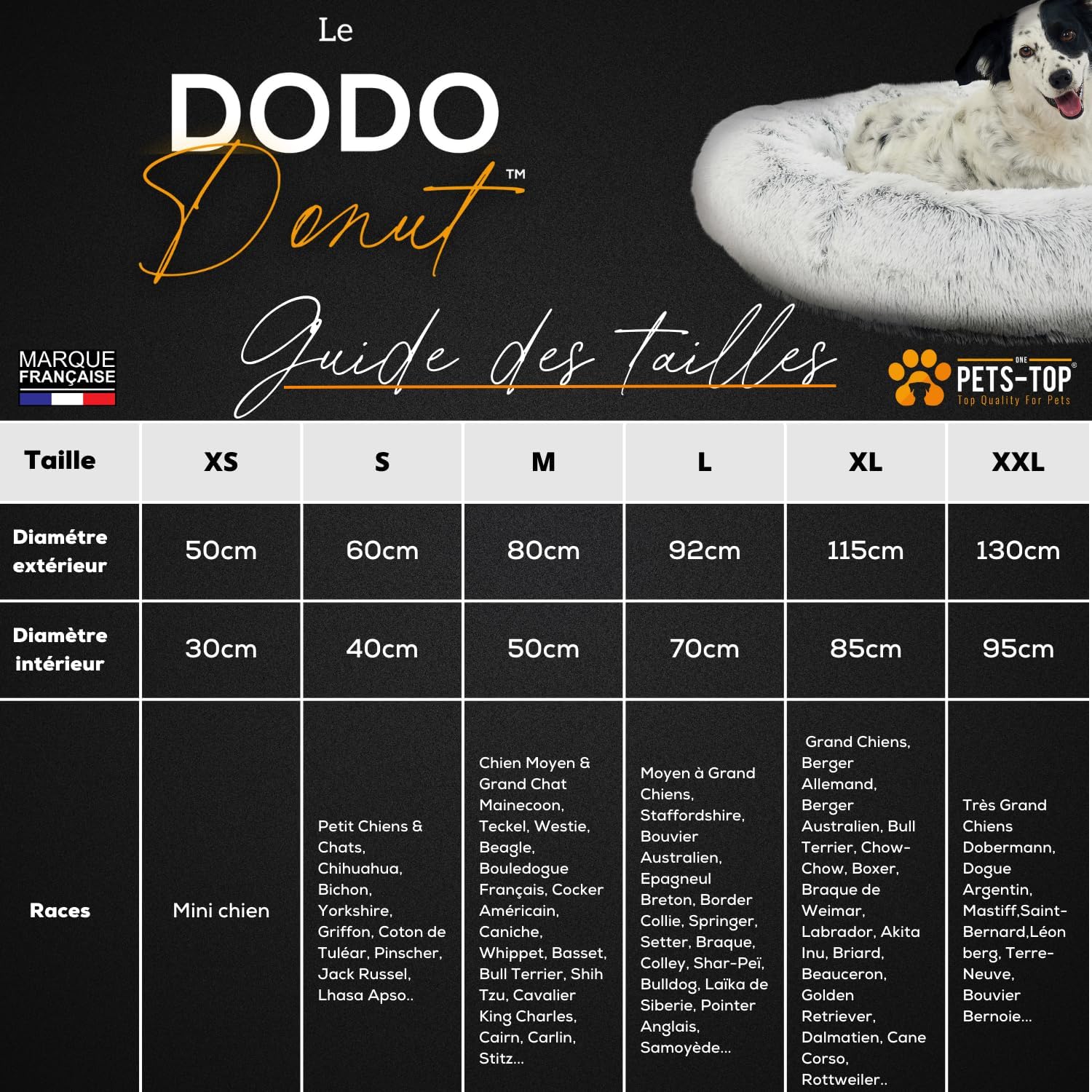 Thumbnail 6 de One PETS-TOP Coussin Donut 130 cm