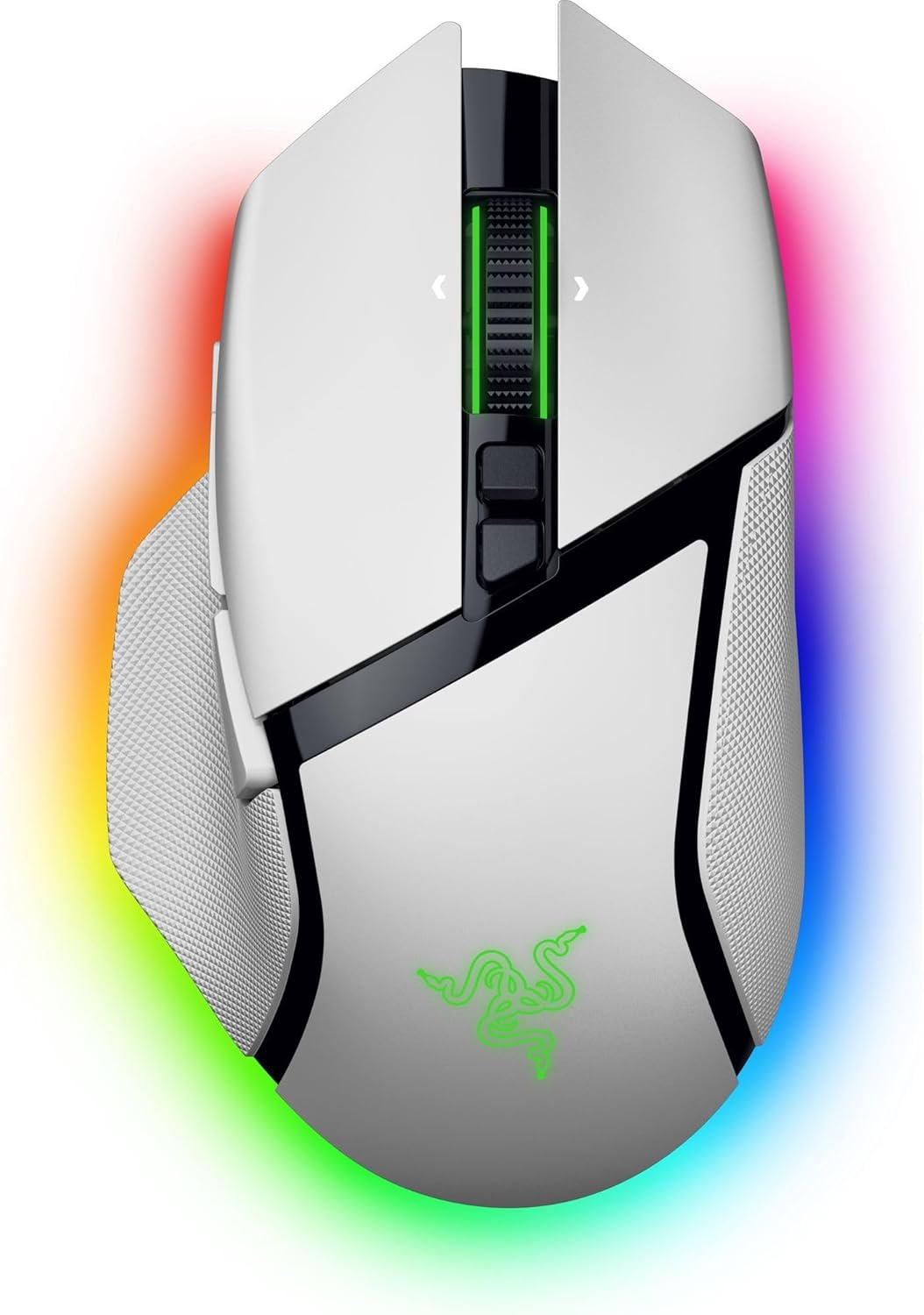 Detalle de Razer Basilisk V3 Pro 35K – kabellose Ergonomie-Maus mit 35K Sensor, 13 Tasten und Chroma RGB