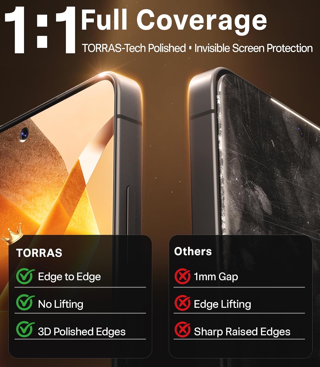 Thumbnail 6 de TORRAS S26 Ultra screen protector 2-pack