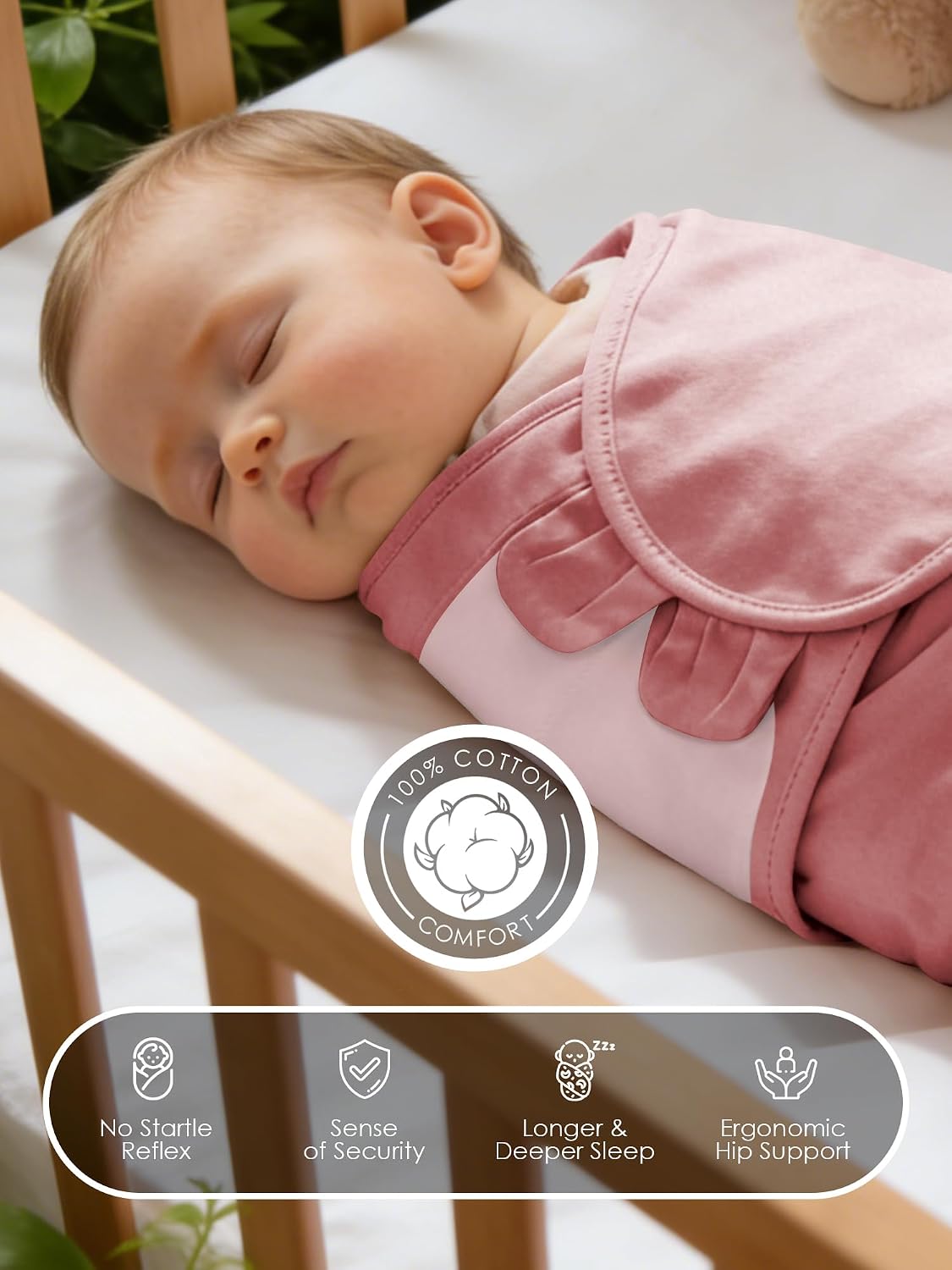 Detalle de Newborn Swaddle Blanket 3-Pack