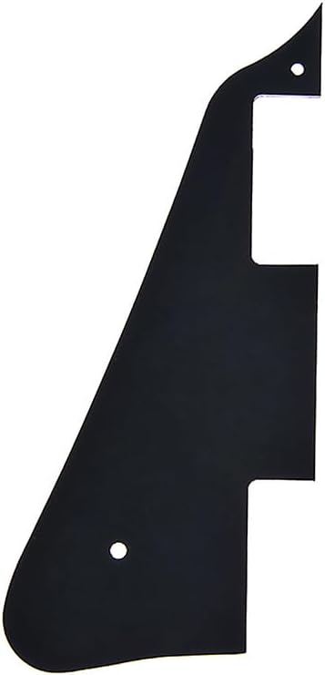 Detalle de Samherome LP pickguard, Black 3-Ply PVC Guard for LP-Style Electric Guitars