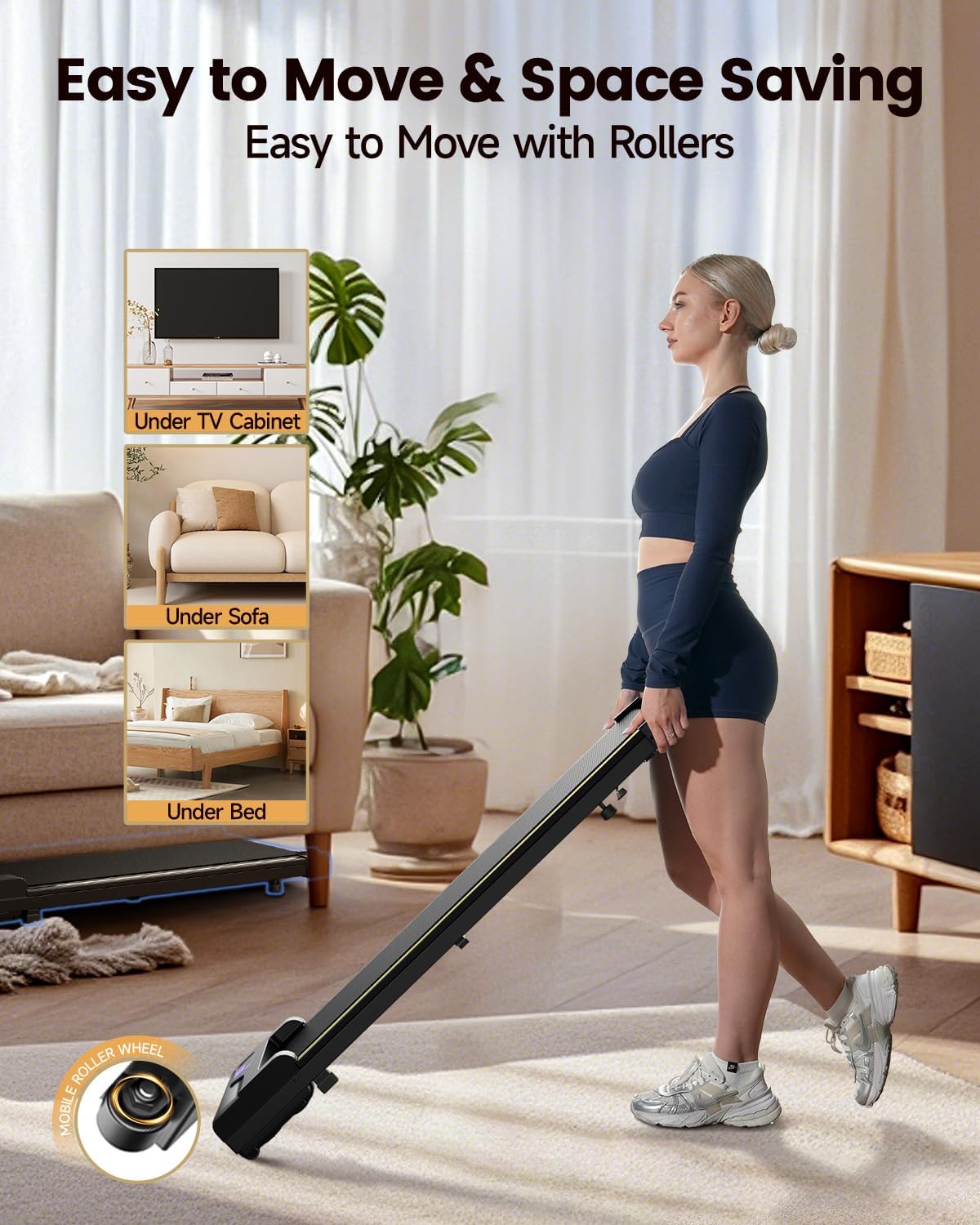 Thumbnail 4 de Vhorilix XM-A2 Walking Pad Treadmill, Compact Design, 2.5 HP Motor