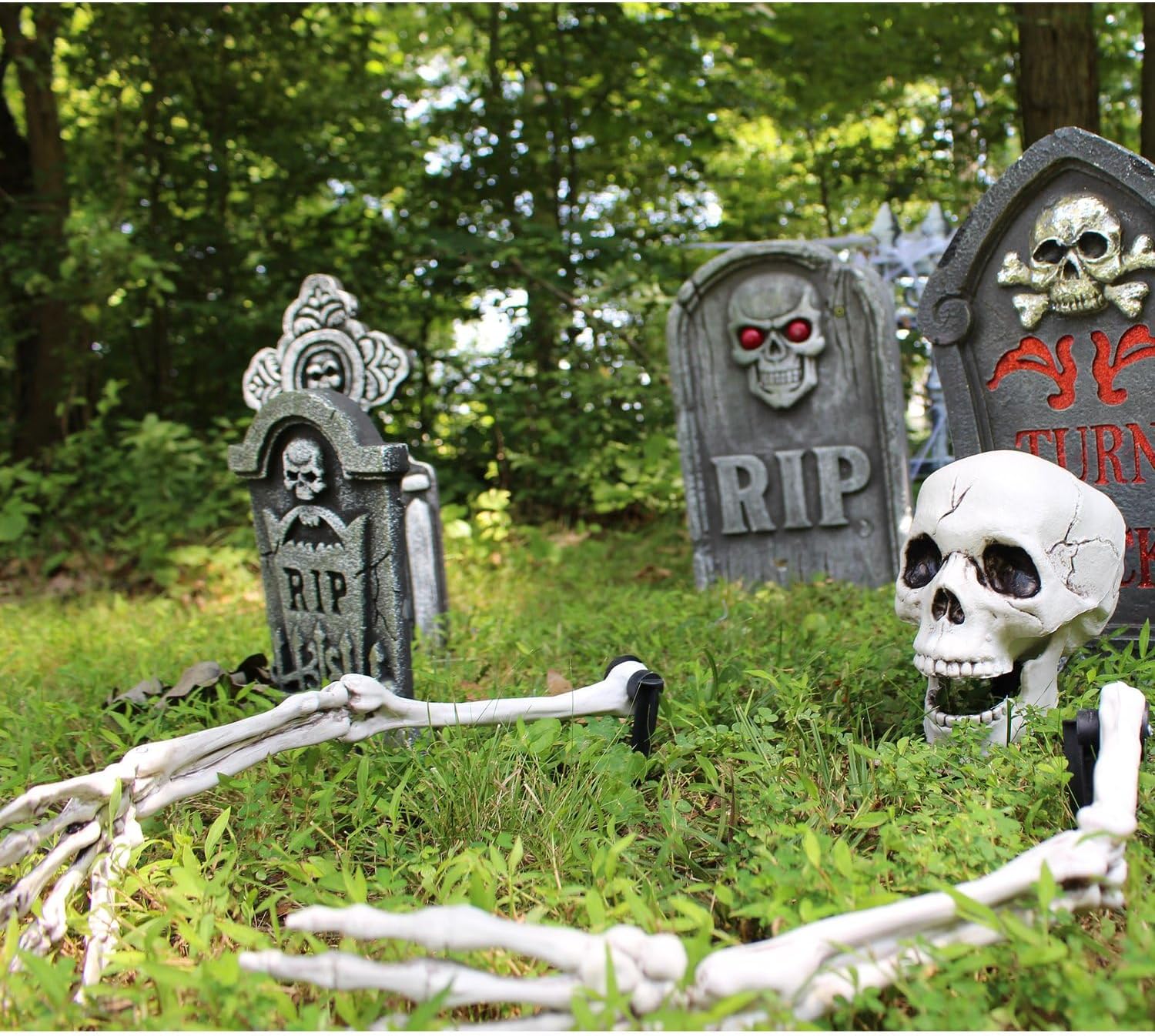 Detalle de Haunted Hill Farm Skeleton Stakes