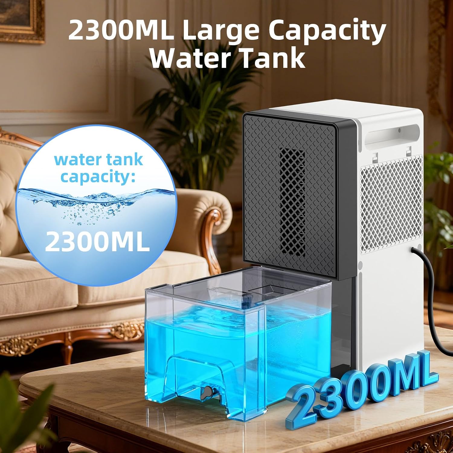 Thumbnail 4 de HomeNova Quiet Dehumidifier 2300ml