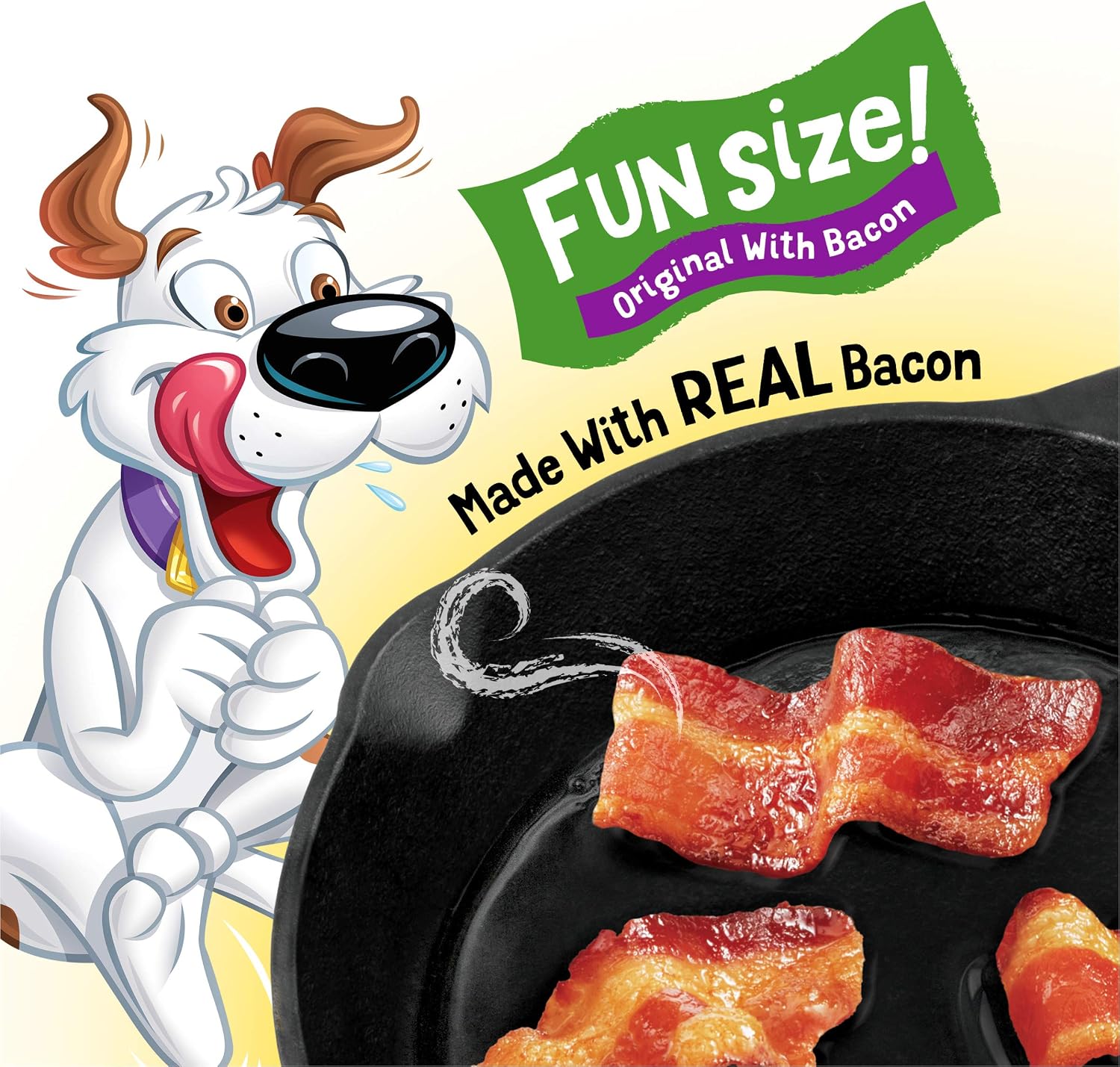 Detalle de Purina Beggin' Fun Size Dog Treats for Small to Medium Dogs, Original with Bacon — 25 oz Pouch