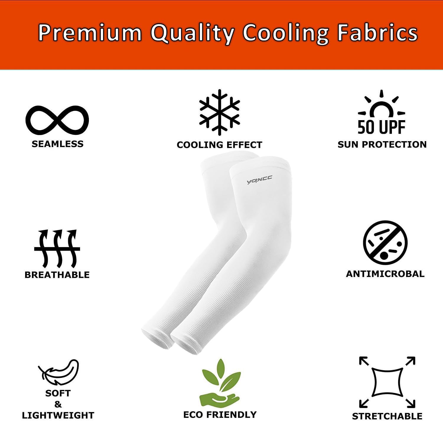 Thumbnail 4 de YQXCC 4 Pairs Arm Sleeves – UPF50+ Cooling Sun Protection for Sports