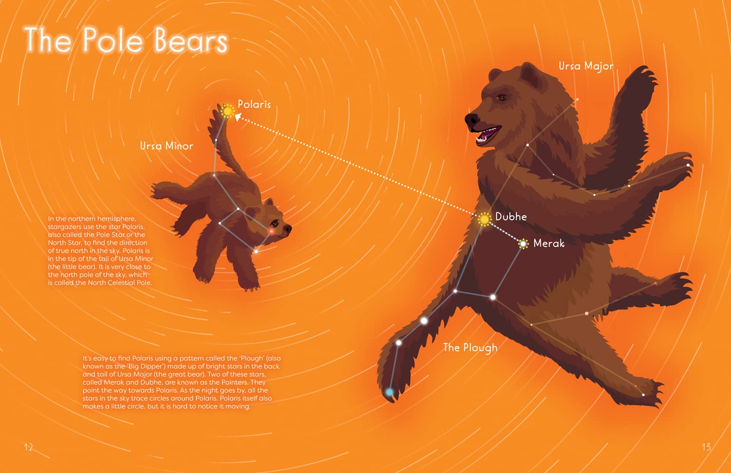 Detalle de Children’s Picture Atlas of the Stars: illustrated constellation book for children