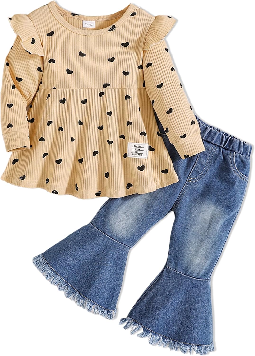 Thumbnail 6 de Baby Girl Outfit Set, Cotton Blend