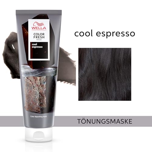Detalle 2 de Wella Professionals Color Fresh Mask Cool Espresso – Haarkur mit Avocadoöl für dunkles bis schwarzes Haar
