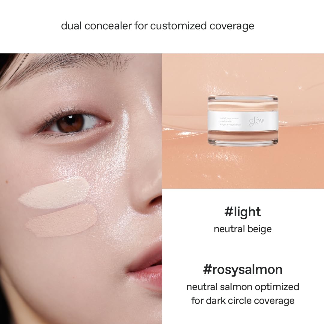 Thumbnail 4 de Glow Not Dry Concealer #Light #Rosiysalmon (Dual-Ended) — full-coverage under-eye & blemish coverage
