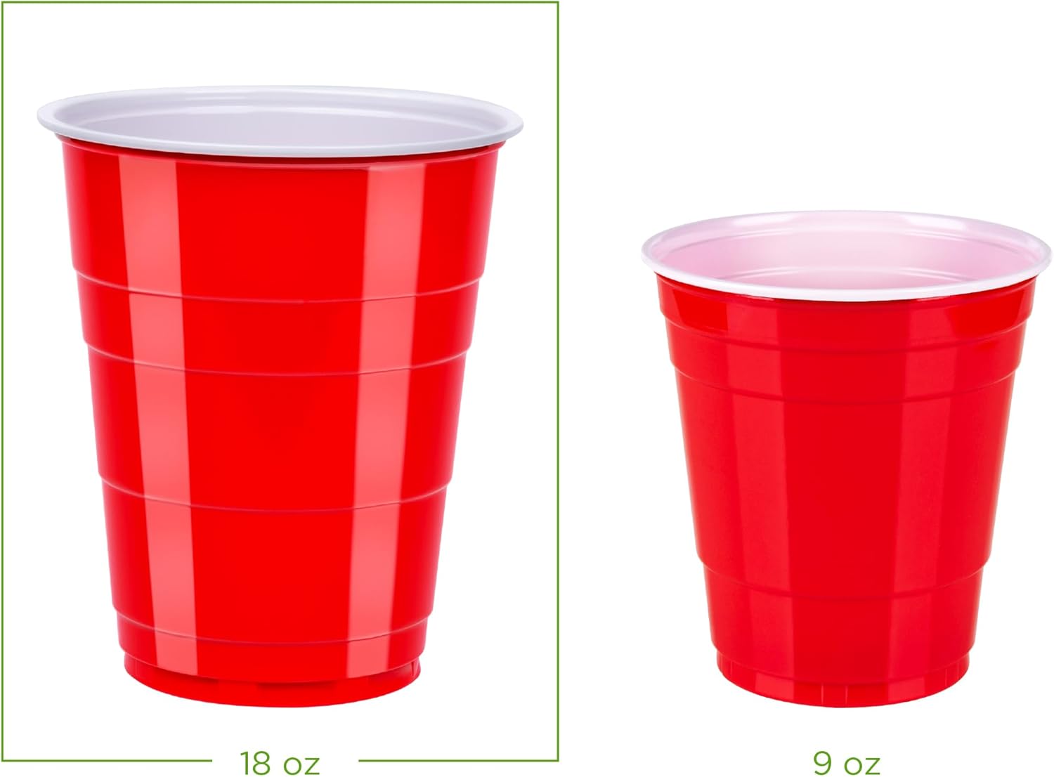 Thumbnail 2 de Amazon Basics Party Cups 18oz 🥤