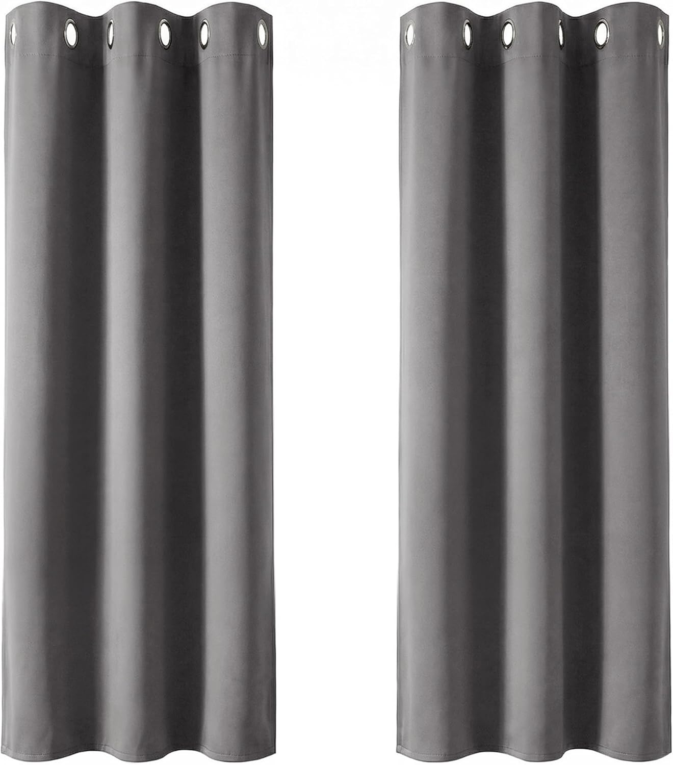 Detalle de Deconovo Thermal Insulated Eyelet Curtains 42x54