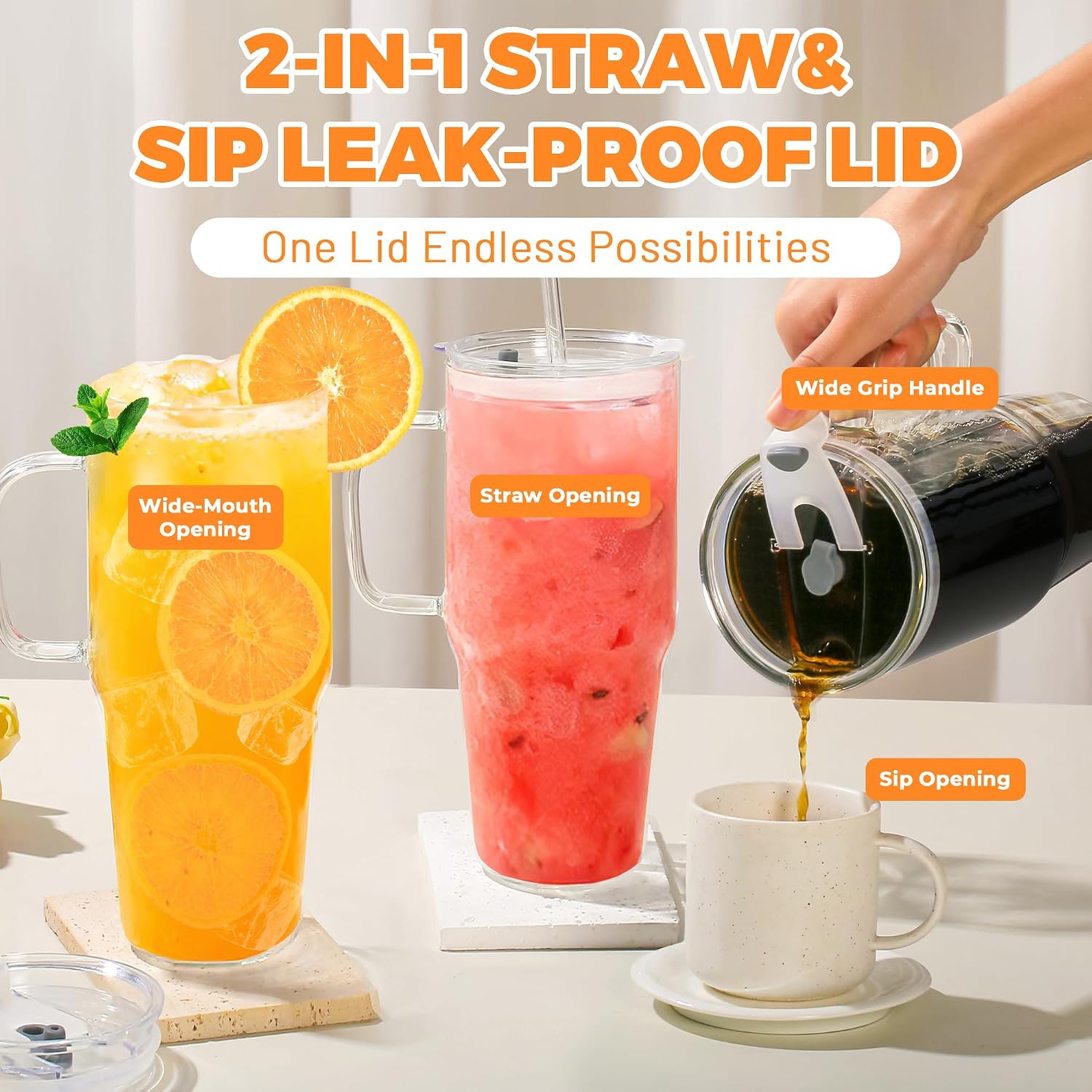 Thumbnail 3 de Birity Glass Tumbler 40 oz