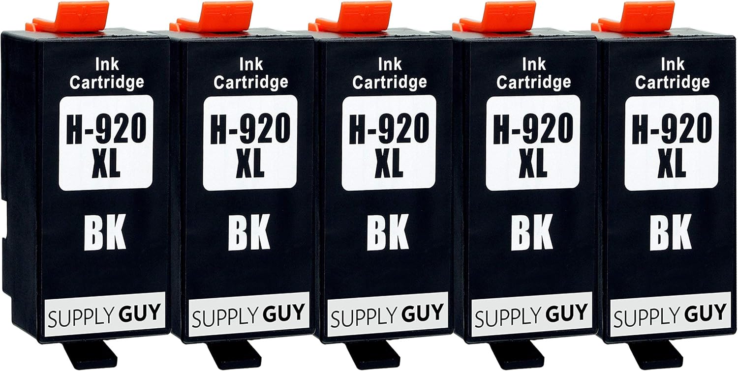 Thumbnail 5 de Supply Guy 5 cartucce Magenta con chip compatibili HP 920 XL (HP920XL / CD973AE) per stampanti OfficeJet